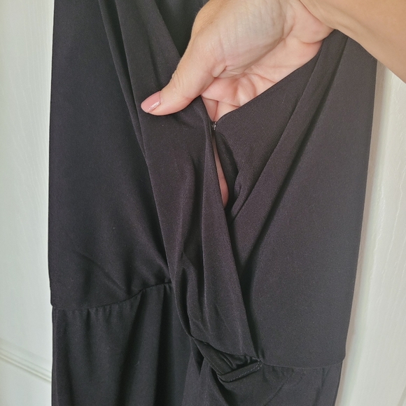 CLEARANCE! BCBG Slinky Black Maxi Dress M - Picture 7 of 12